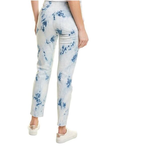 Veronica Beard Khaille Tie Dye High Rise Straight Leg Crop Jeans Size 25 NWT - Picture 9 of 14